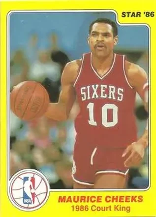 1986 Star Court Kings #7 - Maurice Cheeks - Philadelphia 76ers