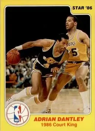 1986 Star Court Kings #9 - Adrian Dantley - Utah Jazz