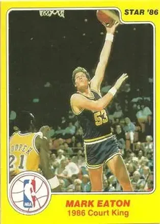 1986 Star Court Kings #11 - Mark Eaton - Utah Jazz