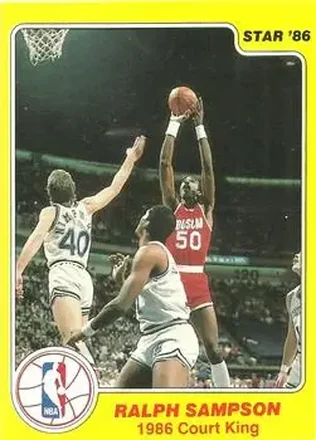 1986 Star Court Kings #27 - Ralph Sampson - Houston Rockets