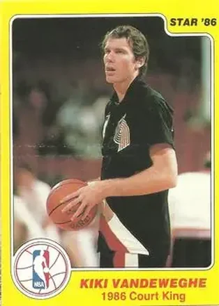 1986 Star Court Kings #31 - Kiki Vandeweghe - Portland Trail Blazers