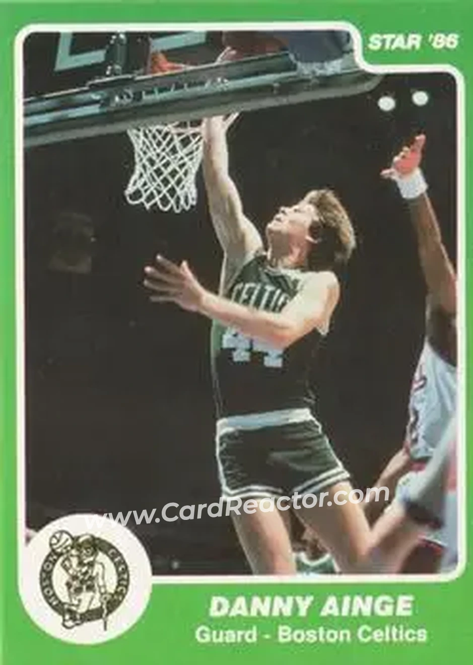 1985-86 Star #96 - Danny Ainge - Boston Celtics - Front