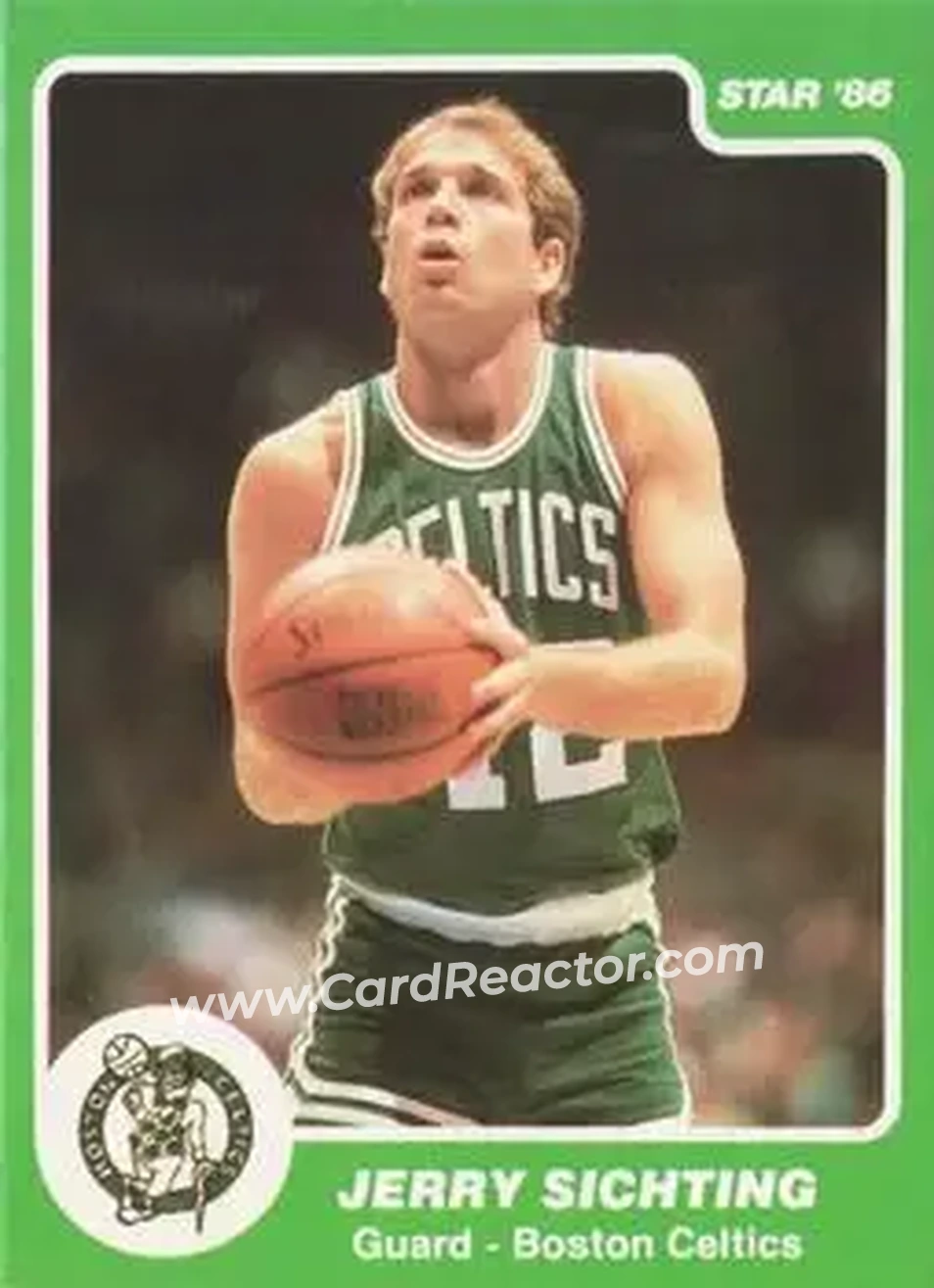 1985-86 Star #100 - Jerry Sichting - Boston Celtics - Front
