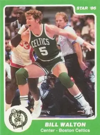 1985-86 Star #101 - Bill Walton - Boston Celtics