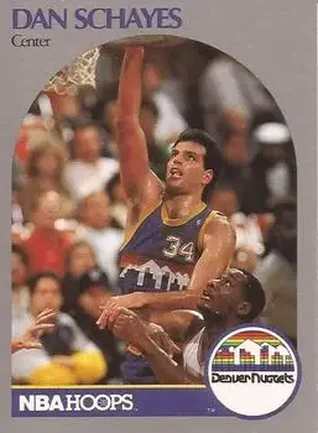 1990-91 Hoops #100 - Danny Schayes - Denver Nuggets