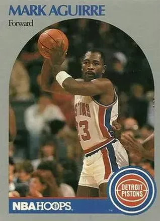 1990-91 Hoops #101 - Mark Aguirre - Detroit Pistons