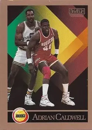 1990-91 SkyBox #106 - Adrian Caldwell - Houston Rockets
