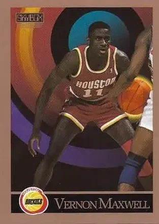 1990-91 SkyBox #109 - Vernon Maxwell - Houston Rockets