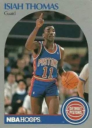 1990-91 Hoops #111 - Isiah Thomas - Detroit Pistons