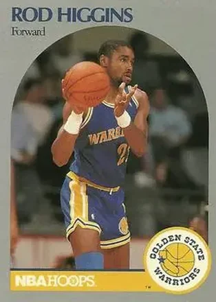 1990-91 Hoops #114 - Rod Higgins - Golden State Warriors
