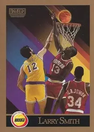 1990-91 SkyBox #111 - Larry Smith - Houston Rockets