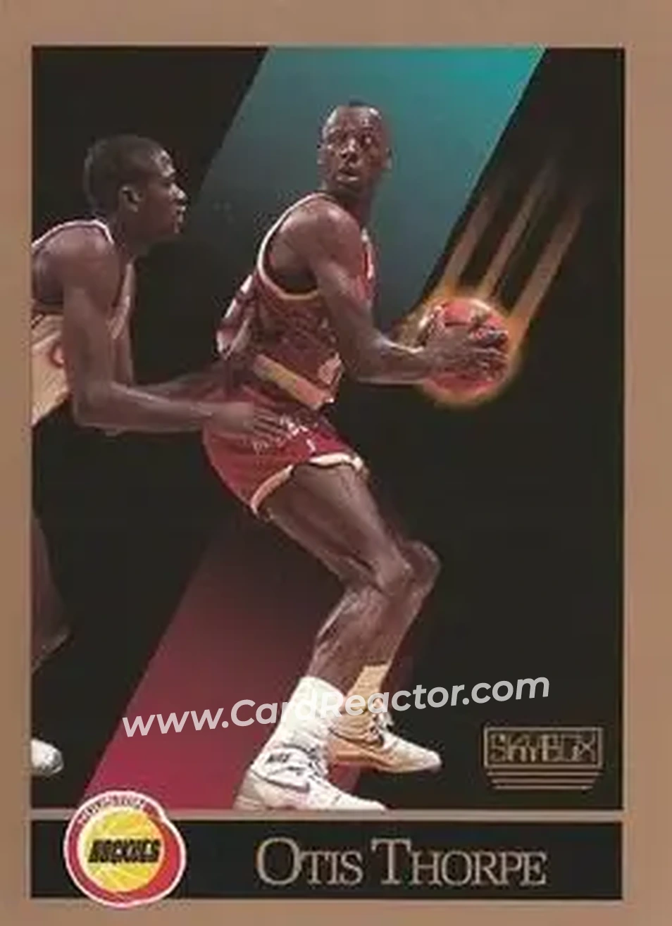 1990-91 SkyBox #112 - Otis Thorpe - Houston Rockets - Front 1990-91 SkyBox #112 - Otis Thorpe - Houston Rockets - Front