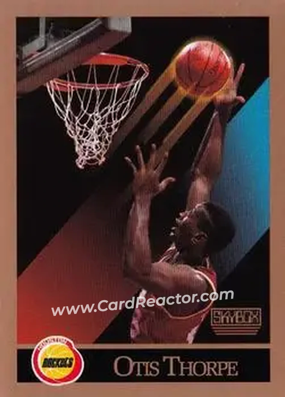 1990-91 SkyBox #112 - Otis Thorpe - Houston Rockets - Front