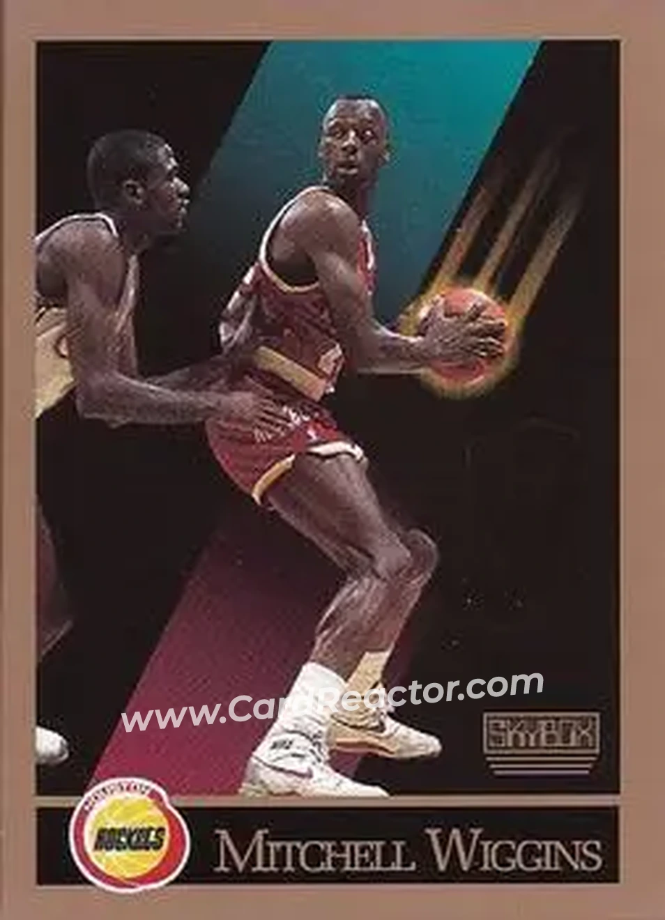 1990-91 SkyBox #113 - Mitchell Wiggins - Houston Rockets - Front 1990-91 SkyBox #113 - Mitchell Wiggins - Houston Rockets - Front
