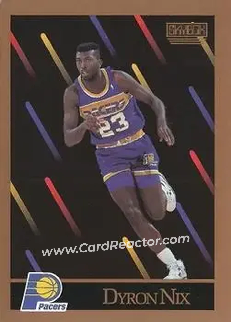 1990-91 SkyBox #118 - Dyron Nix - Indiana Pacers - Front