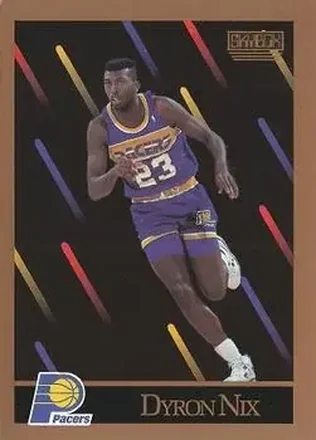 1990-91 SkyBox #118 - Dyron Nix - Indiana Pacers