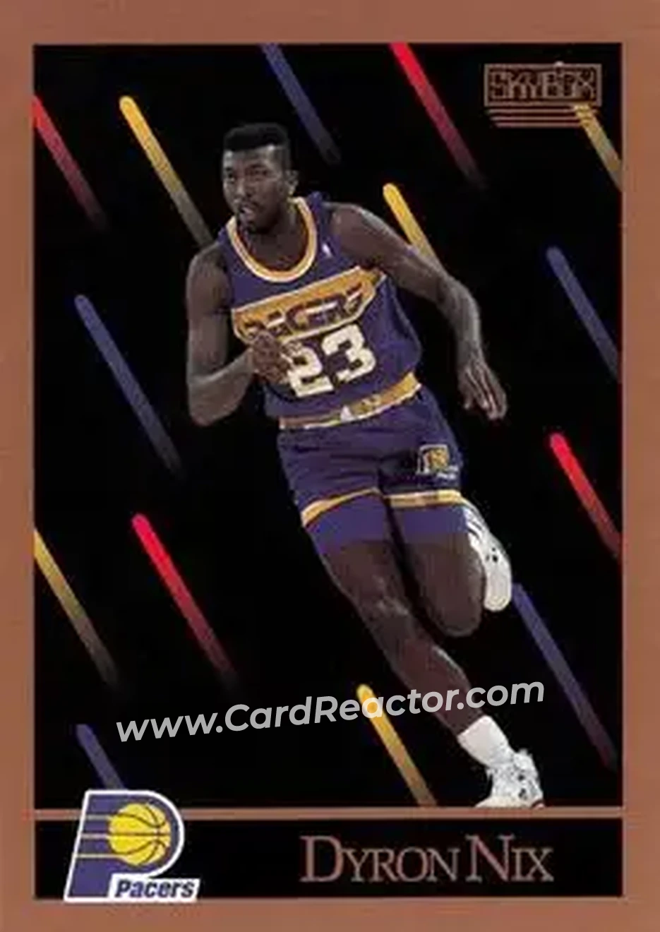 1990-91 SkyBox #118 - Dyron Nix - Indiana Pacers - Front