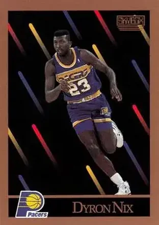 1990-91 SkyBox #118 - Dyron Nix - Indiana Pacers