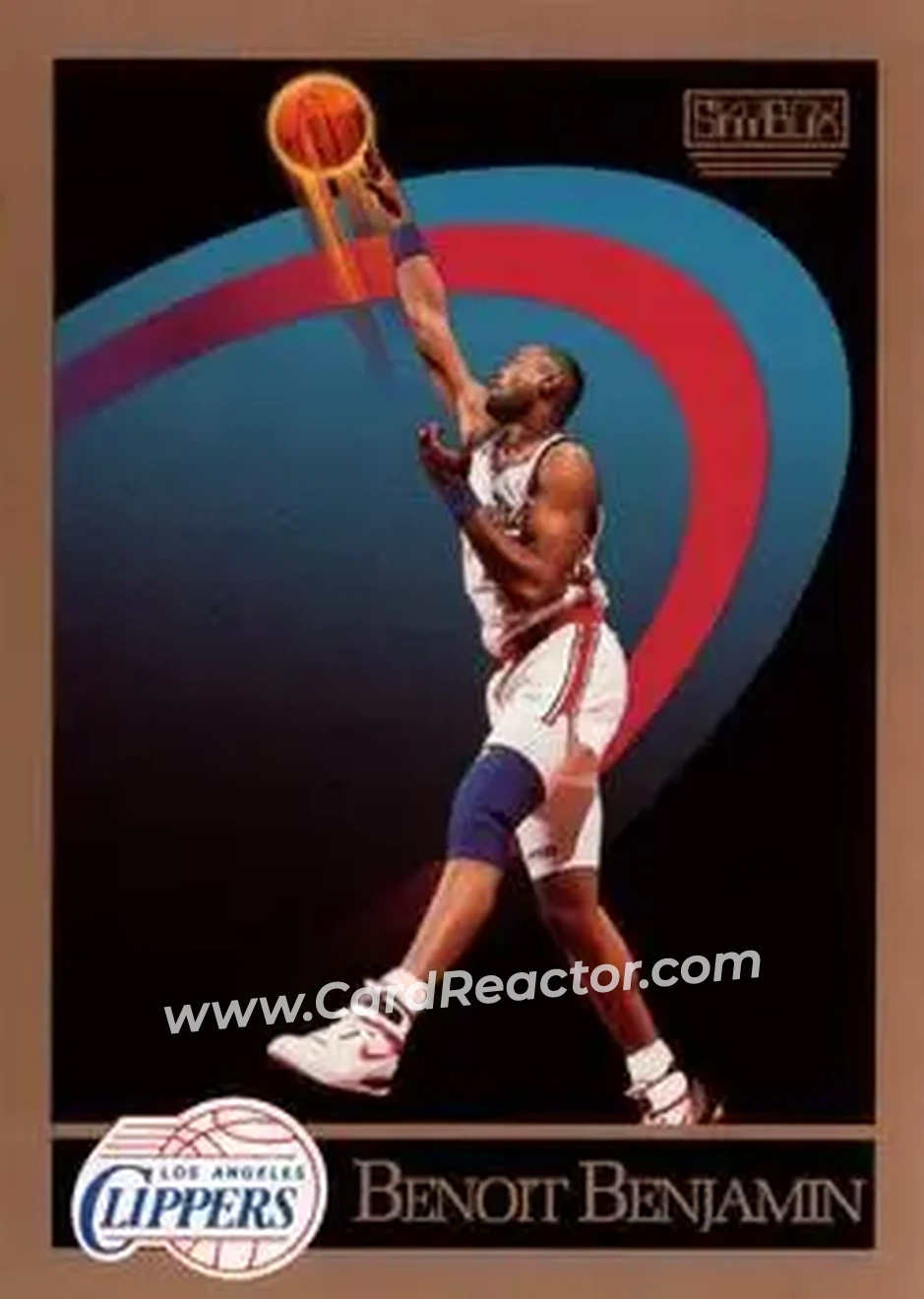 1990-91 SkyBox #124 - Benoit Benjamin - Los Angeles Clippers - Front 1990-91 SkyBox #124 - Benoit Benjamin - Los Angeles Clippers - Front