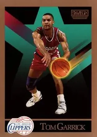 1990-91 SkyBox #126 - Tom Garrick - Los Angeles Clippers