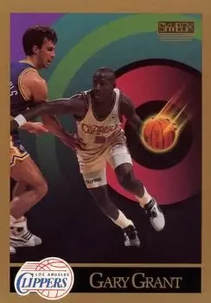1990-91 SkyBox #127 - Gary Grant - Los Angeles Clippers