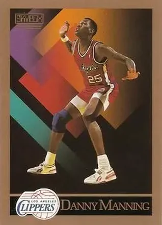 1990-91 SkyBox #129 - Danny Manning - Los Angeles Clippers