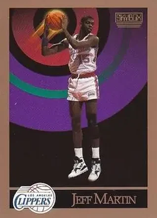 1990-91 SkyBox #130 - Jeff Martin - Los Angeles Clippers