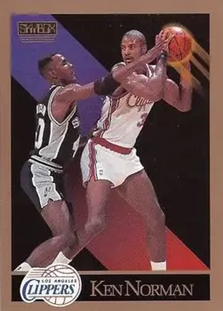 1990-91 SkyBox #131 - Ken Norman - Los Angeles Clippers