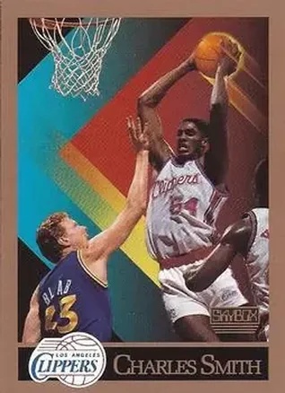 1990-91 SkyBox #132 - Charles Smith - Los Angeles Clippers