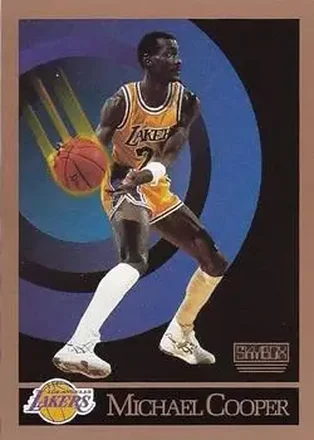 1990-91 SkyBox #134 - Michael Cooper - Los Angeles Lakers