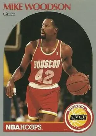1990-91 Hoops #131 - Mike Woodson - Houston Rockets