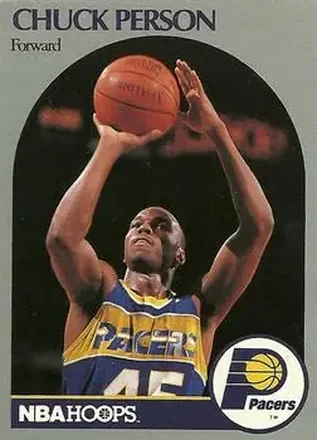 1990-91 Hoops #136 - Chuck Person - Indiana Pacers