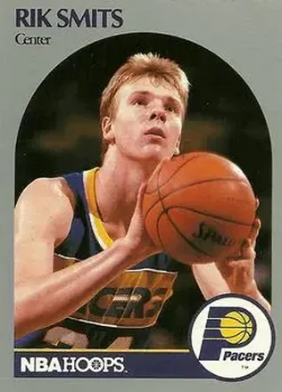 1990-91 Hoops #139 - Rik Smits - Indiana Pacers