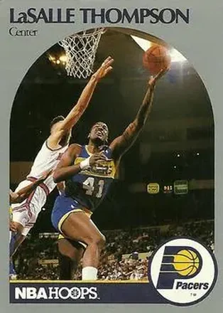 1990-91 Hoops #140 - LaSalle Thompson - Indiana Pacers