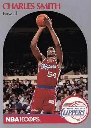 1990-91 Hoops #151 - Charles Smith - Los Angeles Clippers