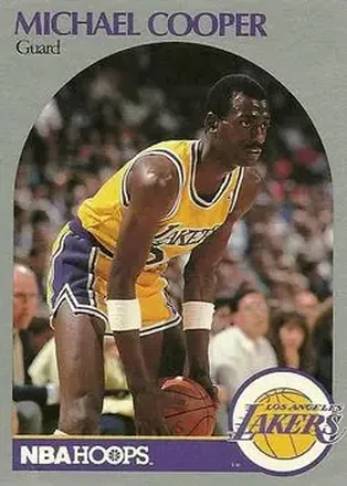 1990-91 Hoops #153 - Michael Cooper - Los Angeles Lakers