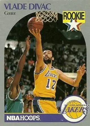 1990-91 Hoops #154 - Vlade Divac - Los Angeles Lakers