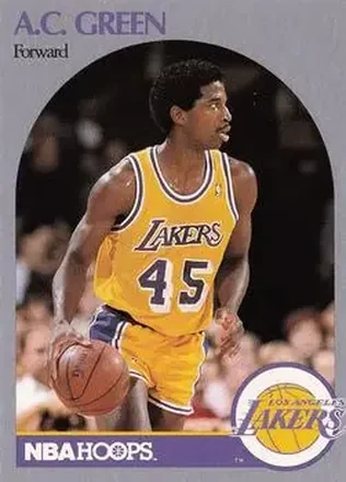1990-91 Hoops #156 - A.C. Green - Los Angeles Lakers