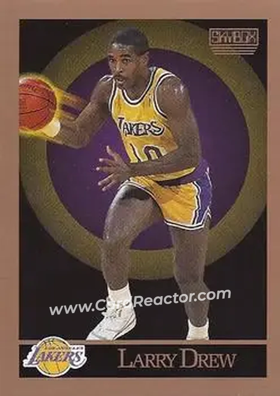 1990-91 SkyBox #136 - Larry Drew - Los Angeles Lakers - Front