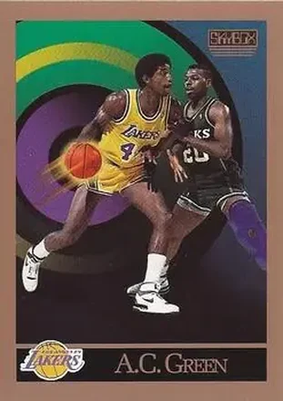 1990-91 SkyBox #137 - A.C. Green - Los Angeles Lakers