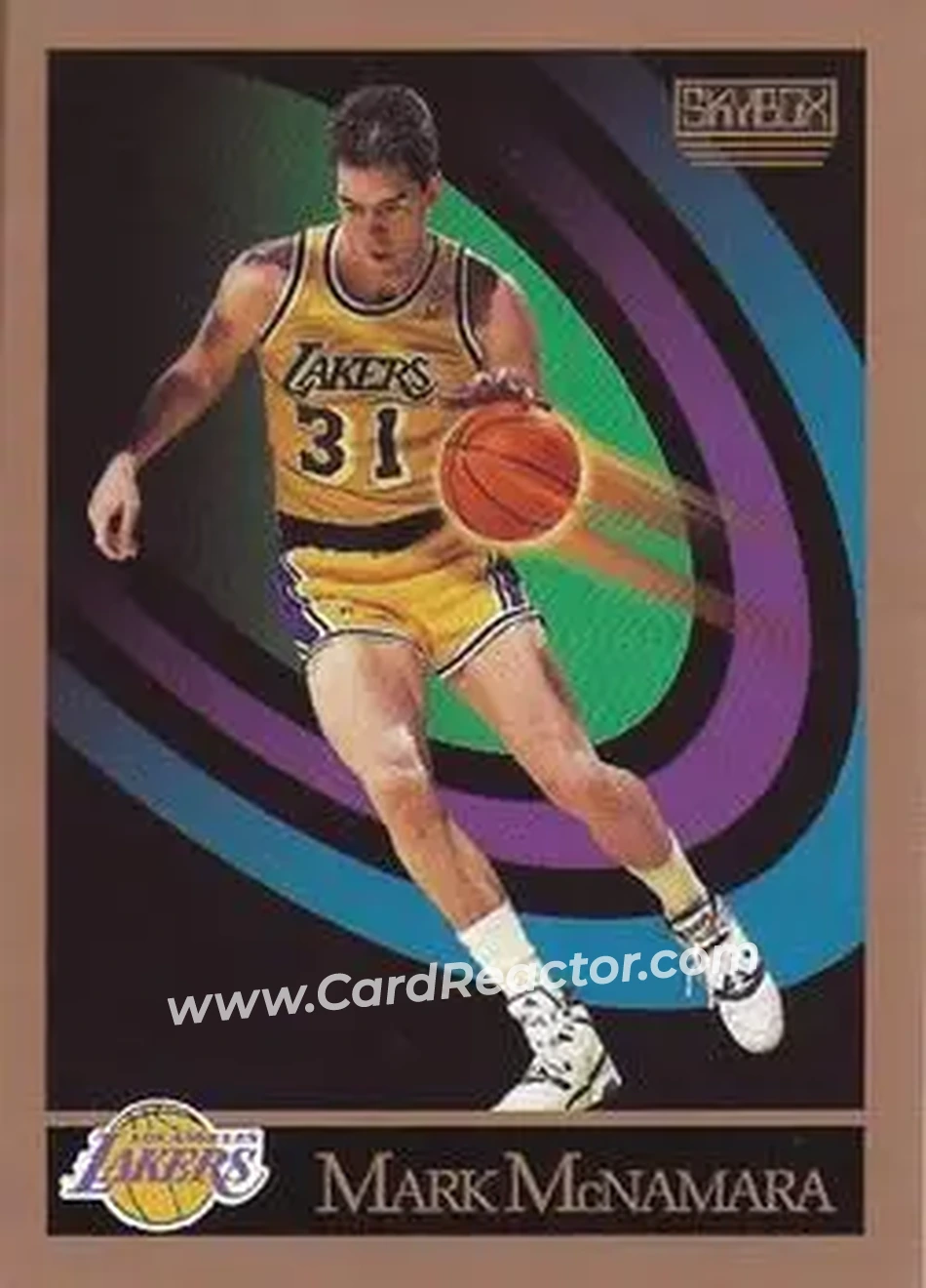 1990-91 SkyBox #139 - Mark McNamara - Los Angeles Lakers - Front 1990-91 SkyBox #139 - Mark McNamara - Los Angeles Lakers - Front