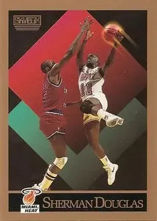 1990-91 SkyBox #145 - Sherman Douglas - Miami Heat