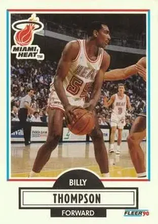 1990-91 Fleer #103 - Billy Thompson - Miami Heat
