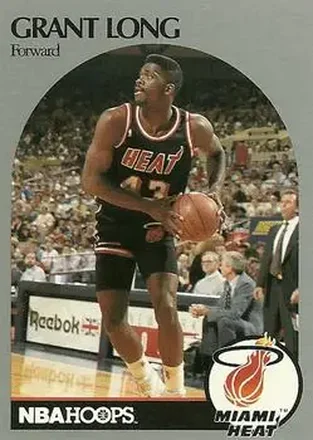 1990-91 Hoops #167 - Grant Long - Miami Heat