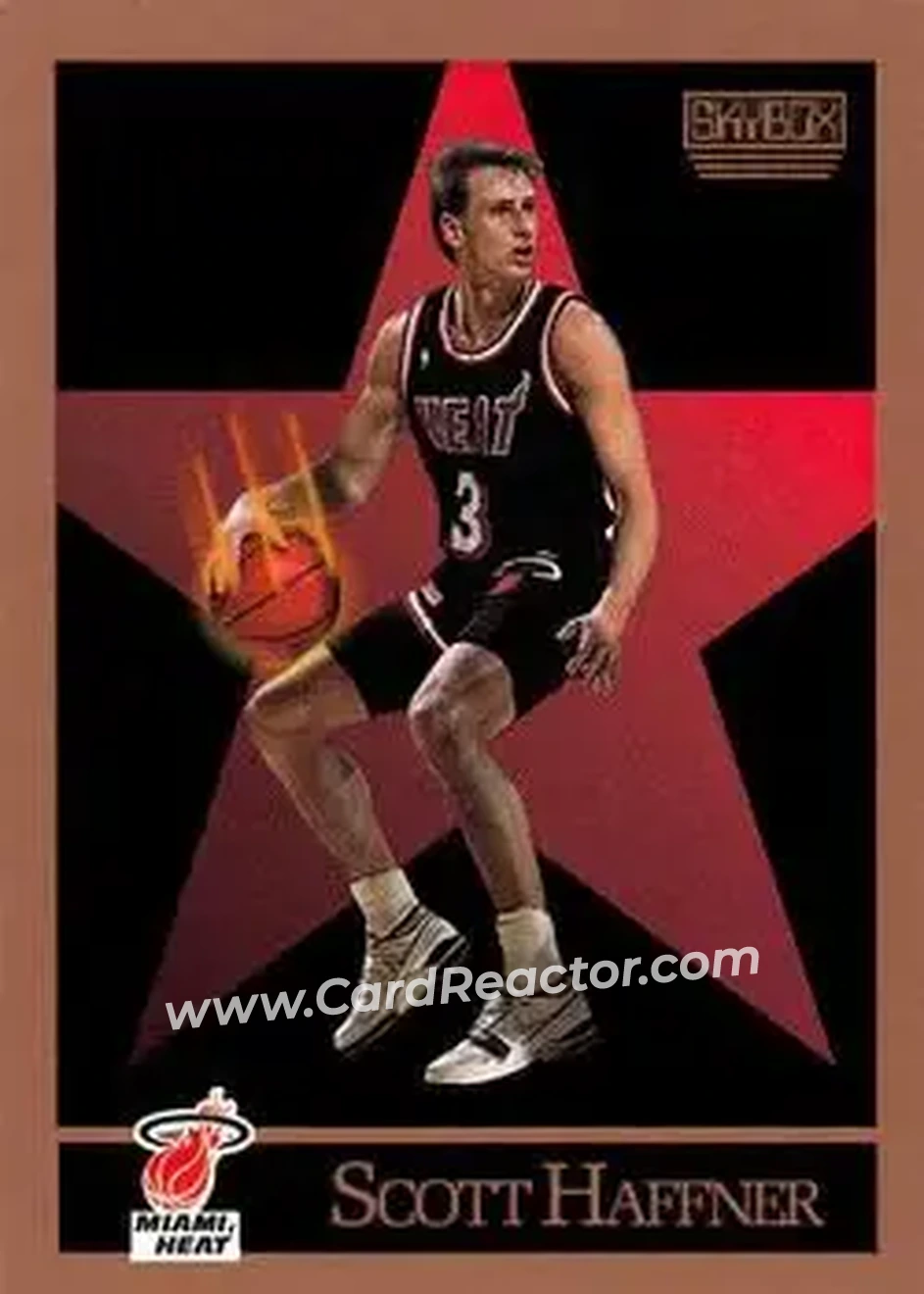 1990-91 SkyBox #148 - Scott Haffner - Miami Heat - Front