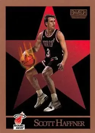 1990-91 SkyBox #148 - Scott Haffner - Miami Heat