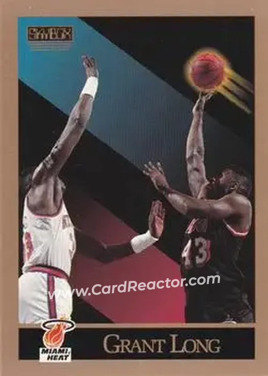 1990-91 SkyBox #149 - Grant Long - Miami Heat - Front
