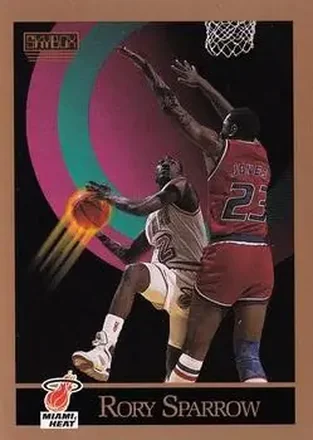 1990-91 SkyBox #152 - Rory Sparrow - Miami Heat