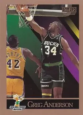 1990-91 SkyBox #155 - Greg Anderson - Milwaukee Bucks