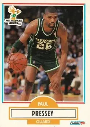 1990-91 Fleer #107 - Paul Pressey - Milwaukee Bucks